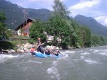 PERLY ALPSKÝCH ŘEK 2006, Skvělý raftový zájezd plný nádherných zážitků na vodě v úžasné přírodě. A takhle dobré počasí chytnete málokdy :-) - fotografie 32
