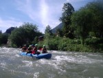 PERLY ALPSKÝCH ŘEK 2006, Skvělý raftový zájezd plný nádherných zážitků na vodě v úžasné přírodě. A takhle dobré počasí chytnete málokdy :-) - fotografie 33