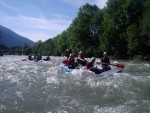 PERLY ALPSKÝCH ŘEK 2006, Skvělý raftový zájezd plný nádherných zážitků na vodě v úžasné přírodě. A takhle dobré počasí chytnete málokdy :-) - fotografie 35