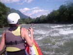 PERLY ALPSKÝCH ŘEK 2006, Skvělý raftový zájezd plný nádherných zážitků na vodě v úžasné přírodě. A takhle dobré počasí chytnete málokdy :-) - fotografie 19