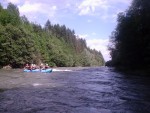 PERLY ALPSKÝCH ŘEK 2006, Skvělý raftový zájezd plný nádherných zážitků na vodě v úžasné přírodě. A takhle dobré počasí chytnete málokdy :-) - fotografie 25