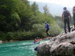 RAFTING, CANYONING a HYDROSPEED v Julských Alpách, Počasíčko, stejně jako parta bylo super. Vody akorát a zážitků milion. Prostě báječná kombinace. - fotografie 9