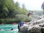 RAFTING, CANYONING a HYDROSPEED v Julských Alpách, Počasíčko, stejně jako parta bylo super. Vody akorát a zážitků milion. Prostě báječná kombinace. - fotografie 14