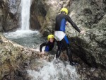 RAFTING, CANYONING a HYDROSPEED v Julských Alpách, Počasíčko, stejně jako parta bylo super. Vody akorát a zážitků milion. Prostě báječná kombinace. - fotografie 181