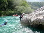 RAFTING, CANYONING a HYDROSPEED v Julských Alpách, Počasíčko, stejně jako parta bylo super. Vody akorát a zážitků milion. Prostě báječná kombinace. - fotografie 298